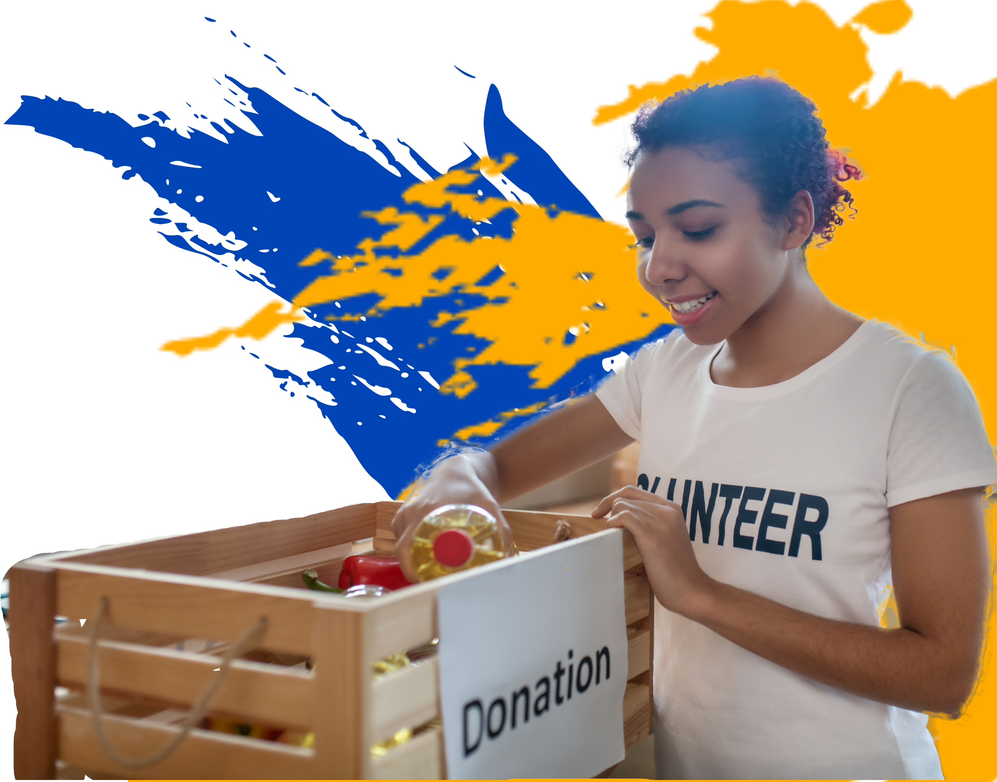 Girl with Box Donation